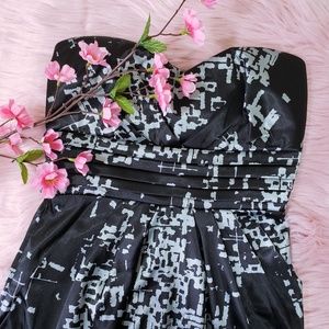 NWT Love Reign Strapless Satin Cocktail Dress